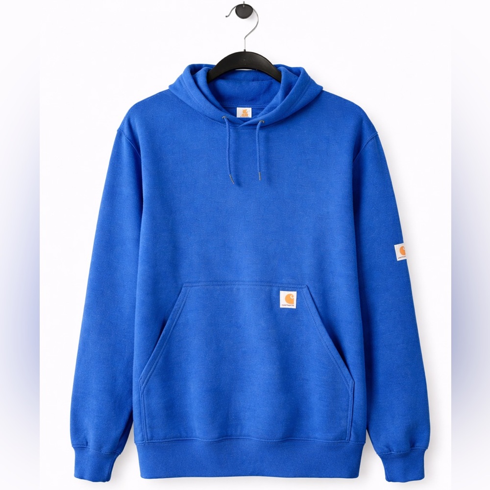 NWT Women’s Carhartt Blue Hoodie Loose Fit Midweight – Size Medium